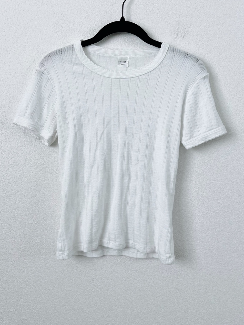 Leset Pointelle Tee
